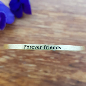 Forever Friends Bracelet (gold colour)