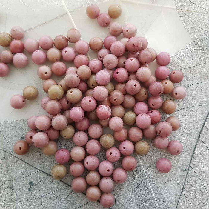 Rhodonite Bead (assorted. approx. 8mm)