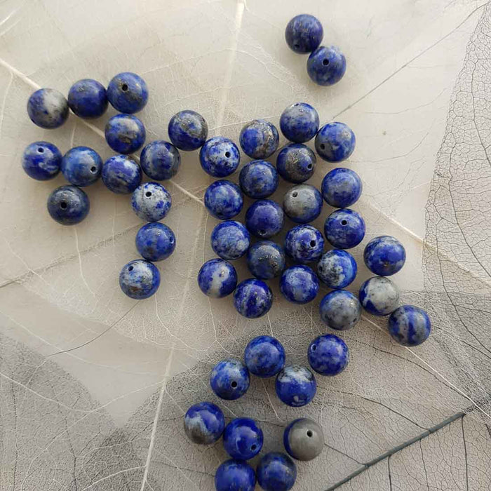 Lapis Lazuli Bead (assorted. approx. 8-9mm round beads)