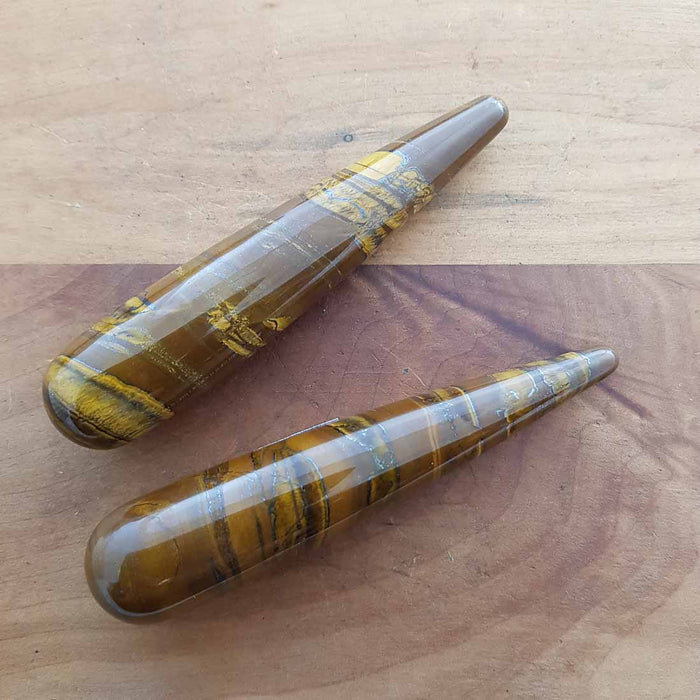 Tiger's Eye Wand (assorted. approx. 10x2cm)
