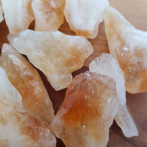 Citrine Raw Point (heat-treated. assorted. approx. 4-7x2-4cm)