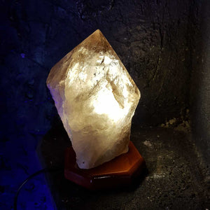 Smokey Quartz Lamp (approx. 18x12x11cm)