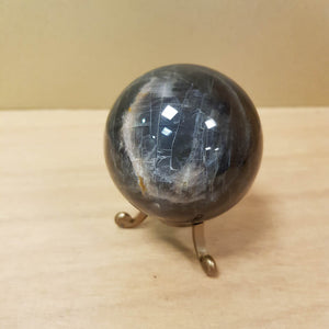 Black Moonstone Sphere (approx. 6cm diameter)