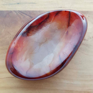 Carnelian Dish (approx. 12x7.5x3.5cm)