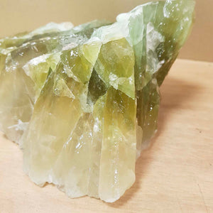 Green Calcite Rough Specimen (shiney. approx. 18.5x19x9cm)