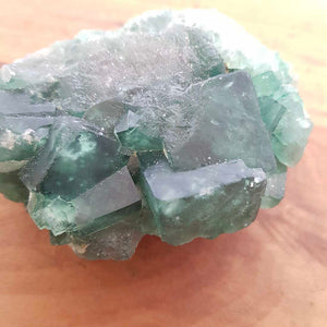 Green Fluorite Natural Cluster (approx 8.5x6x3.5cm)