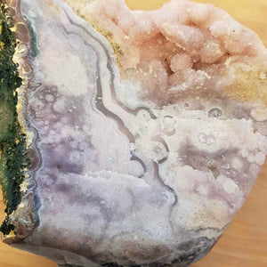 Pink Amethyst Specimen (approx. 9.5x6.5x5cm)