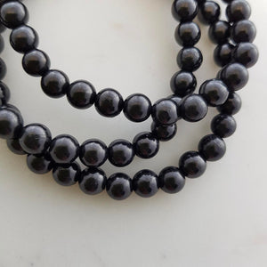 Shungite Bracelet (assorted. approx. 6mm round beads)