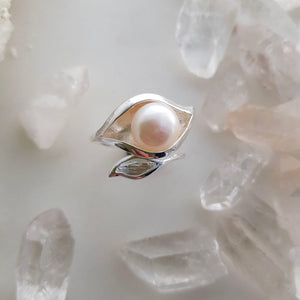 Freshwater Pearl Ring (sterling silver)