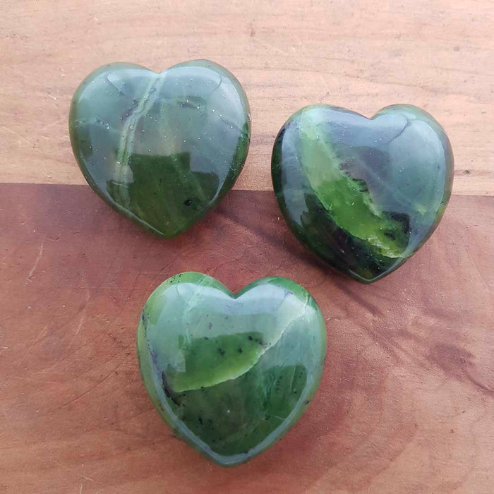 BC Jade Heart (assorted. approx. 4x4x2cm)