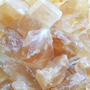 Golden Honey Calcite Rough Rock (approx. 3x1x1.5cm)