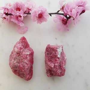 Rhodonite Rough Rock (approx. 5-7x3-4cm)