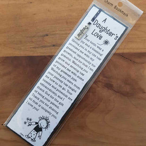 A Daughter's Love Bookmark (approx. 5.5x18.5cm)