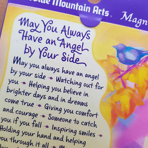 May You Always Have an Angel By Your Side Magnet (approx. 9x9cm)