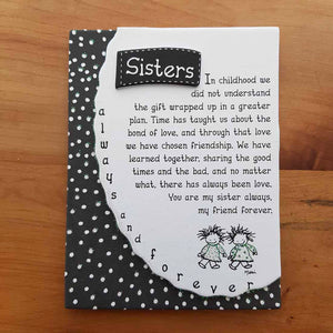 Sisters Magnet (approx. 9x12cm)