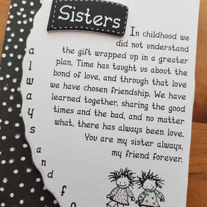 Sisters Magnet (approx. 9x12cm)