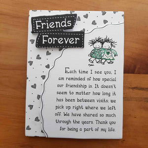 Friends Forever Magnet (approx 9x12cm)