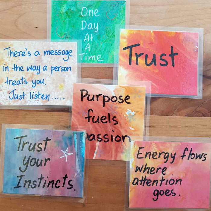 Affirmation Magnets Handcrafted by Lyn Pollock (assorted)