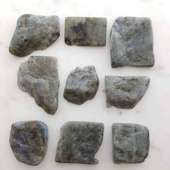 Labradorite Polished Slab (assort. approx. 2.8-6x2.2-3.2cm)