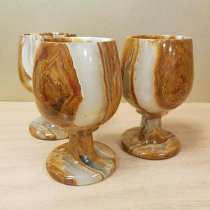 Banded Calcite (aka Marble Onyx) Goblet (assorted)