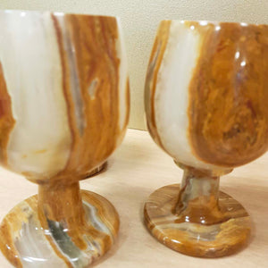 Banded Calcite (aka Marble Onyx) Goblet (assorted)