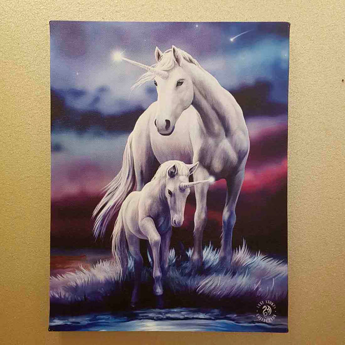 Eternal Bond Unicorn Canvas by Anne Stokes (approx. 25 x 19cm)
