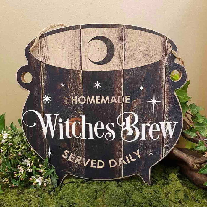 Homemade Witches Brew Sign (approx. 24x24cm)