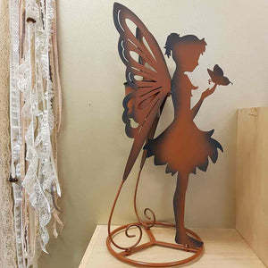 Fairy with Butterfly Planter (approx. 67x33x28cm)