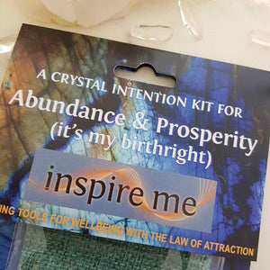 Abundance & Prosperity Crystal Intention Kit.