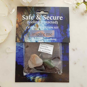 Safe & Secure Crystal Intention Kit