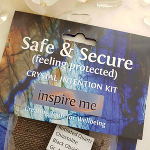 Safe & Secure Crystal Intention Kit