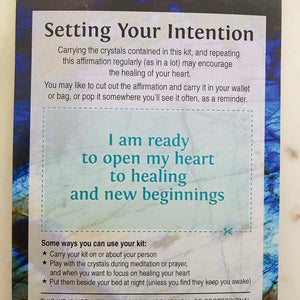 Emotional Healing Crystal Intention Kit