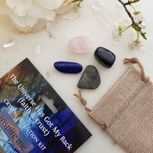 The Universe Has Got My Back Crystal Intention Kit