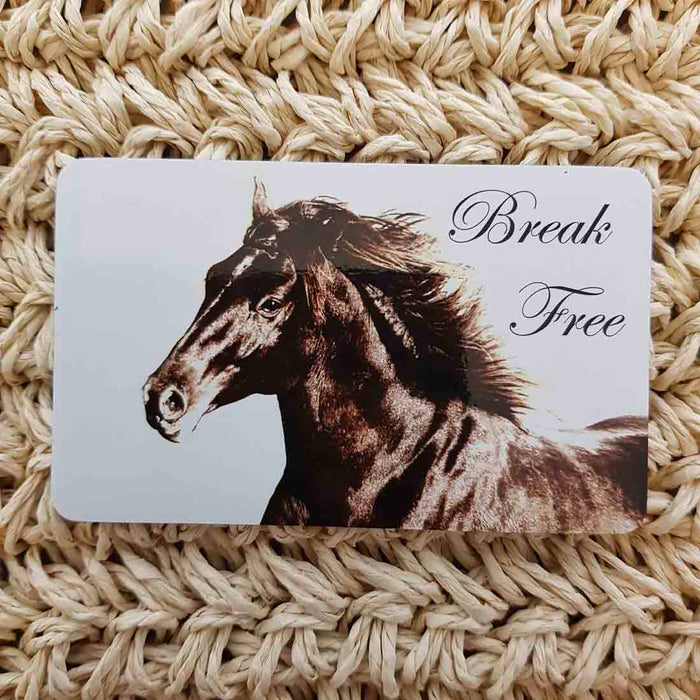Break Free Horse Wisdom Magnet (approx. x9cm)