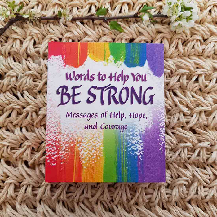 Words to Help You Be Strong (approx. 8.5x7cm)