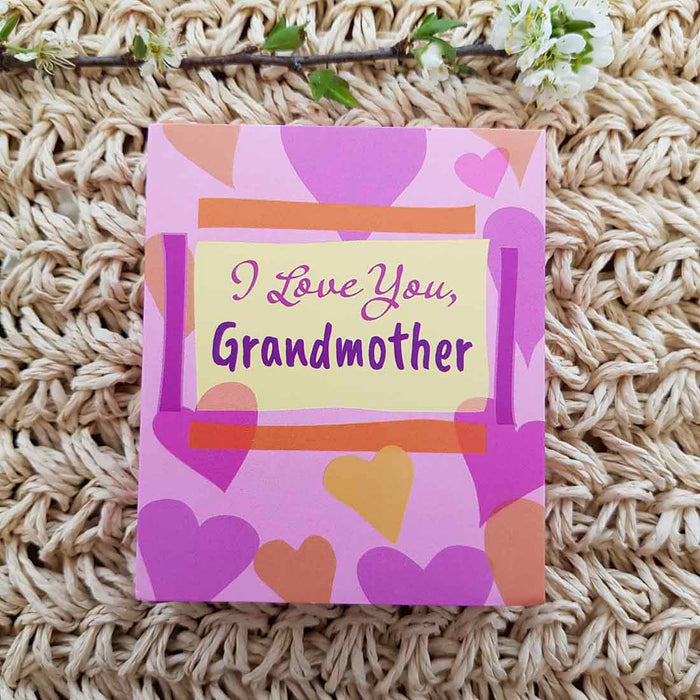 I Love You Grandmother (approx. 8.5x7.5cm)