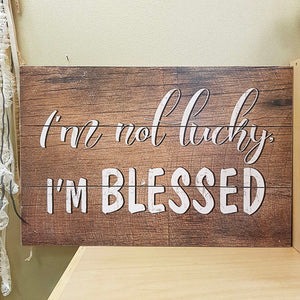 I'm Blessed Wall Art
