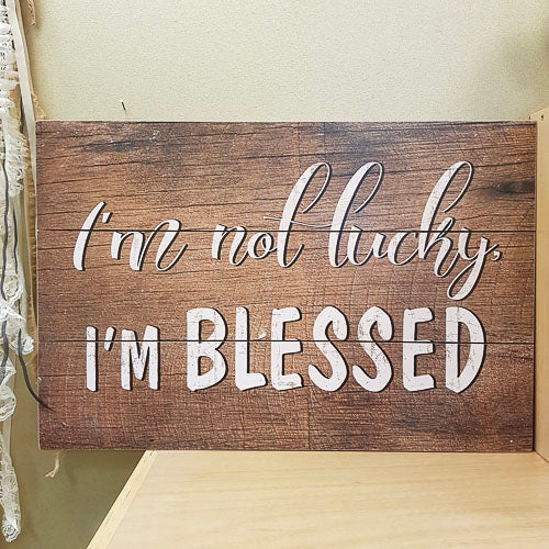 I'm Blessed Wall Art (approx. 40 x 60cm)