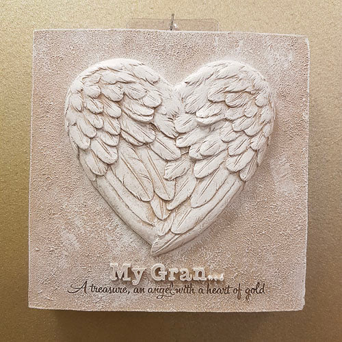 My Gran...  a Treasure, an Angel with a Heart of Gold Plaque