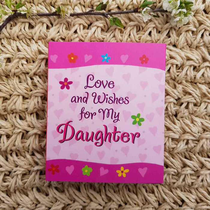 Love and Wishes For My Daughter (approx. 8.5x7cm)