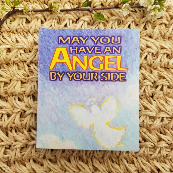 May You Have an Angel By Your Side (approx. 8.5x7cm)
