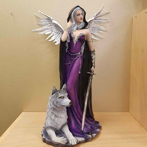 Purple Angel & Her Wolf
