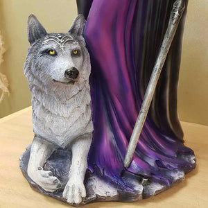 Purple Angel & Her Wolf