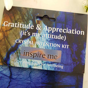 Gratitude & Appreciation Crystal Intention Kit