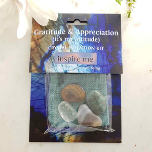 Gratitude & Appreciation Crystal Intention Kit