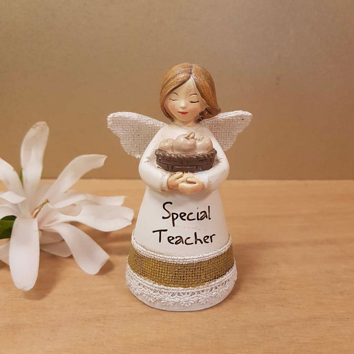 Special Teacher Blessing Angel (approx. 11x7x5cm)