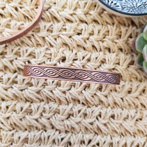 Swirl Copper Bracelet with Magnets