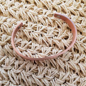 Swirl Copper Bracelet with Magnets