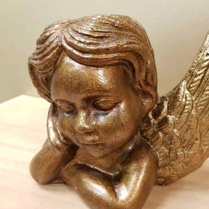 Bronze Look Angel Bust