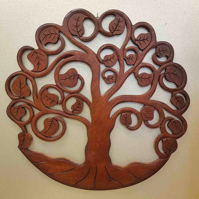 Carved Tree of Life (brown. approx. 40cm)